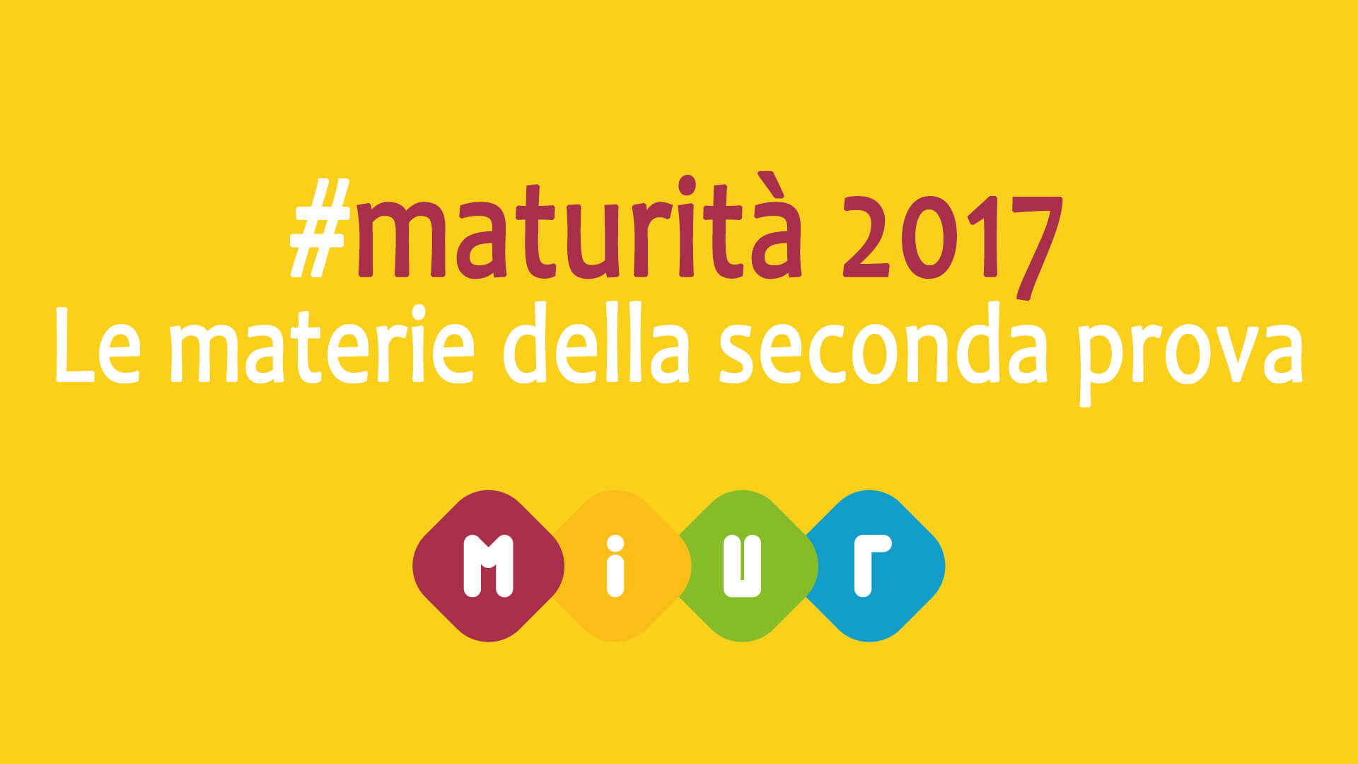 MATURITÀ 2017