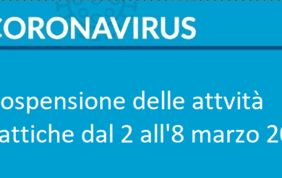 Sospensione delle attività didattiche