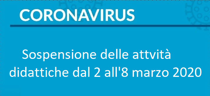 Sospensione delle attività didattiche