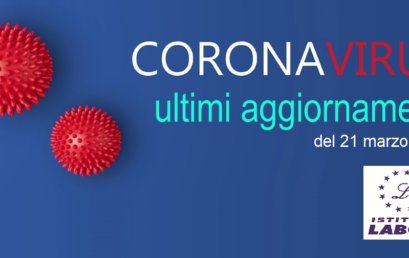 Aggiornamento 21/03/2020 #coronavirus