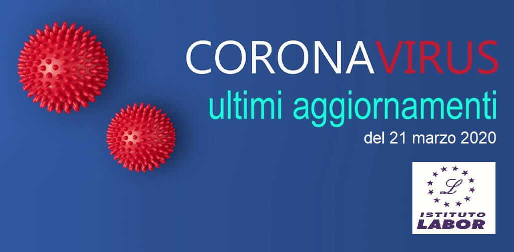 Aggiornamento 21/03/2020 #coronavirus